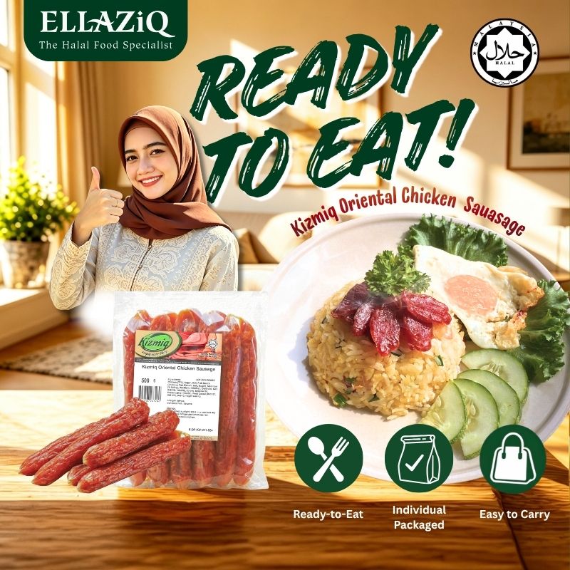 [HALAL] Kizmiq Oriental Chicken Sausage 500g