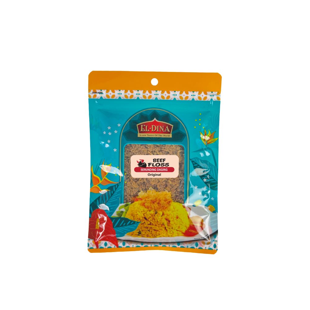 El-Dina Chicken Floss / Spicy Floss / Beef Floss / CaraBeef Floss 80g Ready to Eat (Halal) Ready Stock