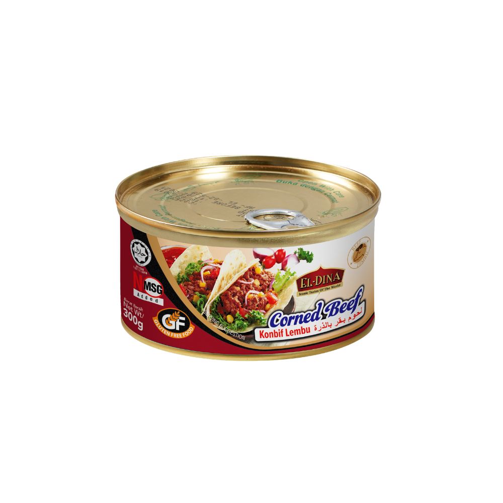 El-Dina Corned Beef/ CaraBeef 300g Ready to Eat (Halal)