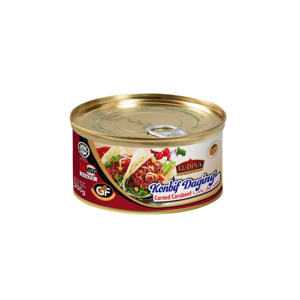 El-Dina Corned Beef/ CaraBeef 300g Ready to Eat (Halal)