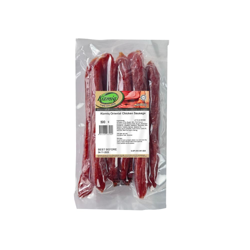 Kizmiq Oriental Chicken Sausage 500g (Halal)